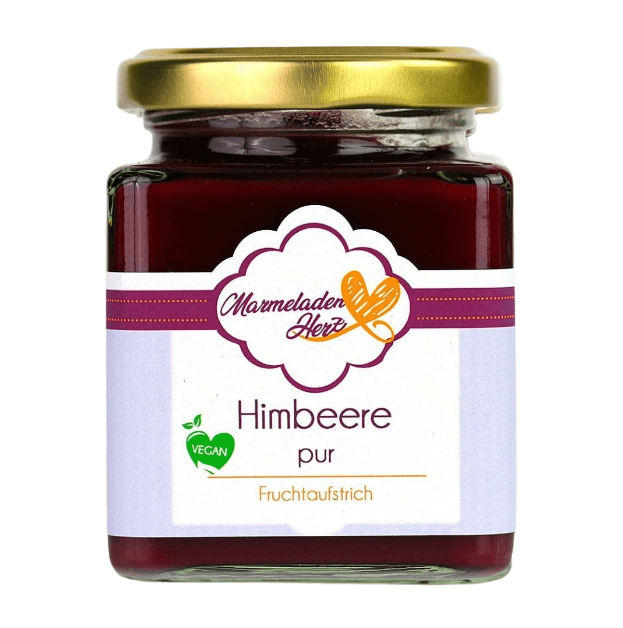 Himbeere pur Fruchtaufstrich - Marmeladenherz