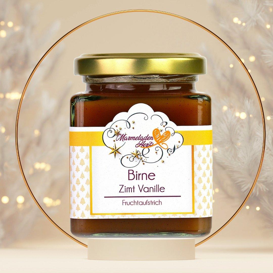 Birne Zimt Vanille - Marmeladenherz